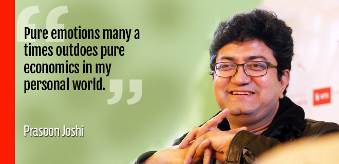 Money is very important but not an end in itself, says Prasoon Joshi